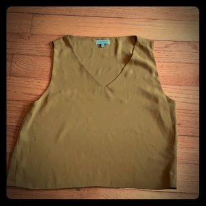 Aritzia Babaton Murphy Blouse in Gold